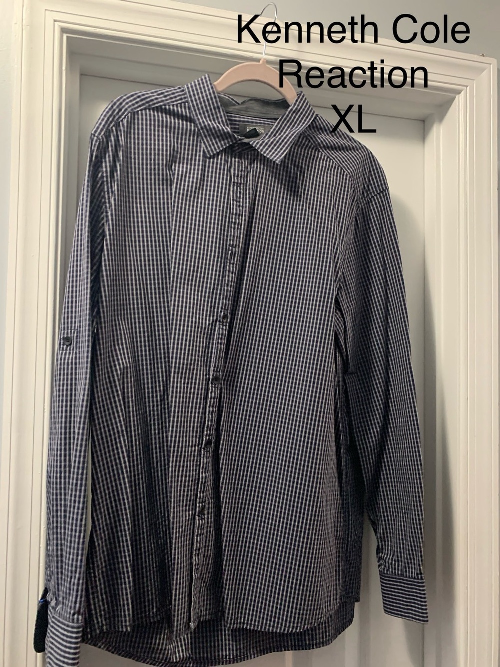 Kenneth Cole Reaction Men's Micro-Check Button-Down Shirt